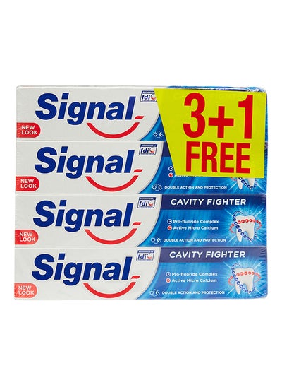 Buy Cavity Fighter Toothpaste 120ml Pack of 4 in Saudi Arabia