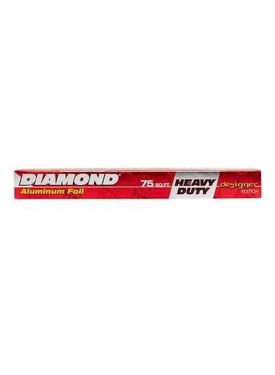 Buy Heavy Duty Embossed Aluminum Foil Silver 75sq.Ft in UAE