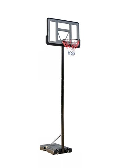 اشتري Outdoor Professional Standard Moveable PE Basketball Stand Hoop For Adult And Children 111x110x230cm في السعودية