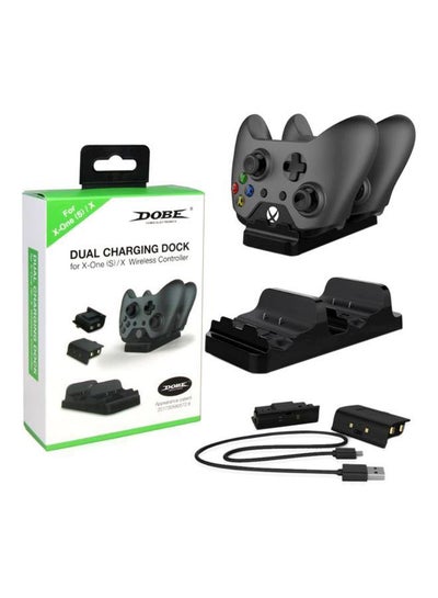 Buy Dual Charging Dock Set For Xbox One Slim Wireless Controller in Saudi Arabia