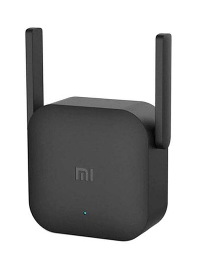 Buy Mi Wi-Fi Range Extender Pro Wifi Repeater, Network Expander/ 2 External Antenna/ Up to 300Mbps / Up to 16 devices Connectivity / Plug & Play Black in UAE