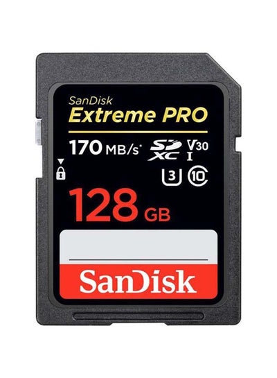 Buy Extreme PRO UHS-I SDXC Memory Card 170MB/s -SDSDXXY-128G-GN4IN 128.0 GB in UAE