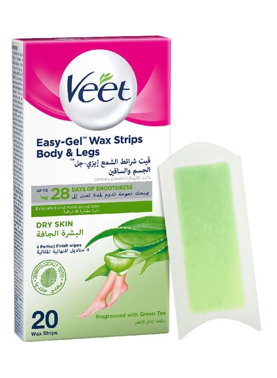 Buy Hair Removal Gel Wax Strips Dry Skin in UAE