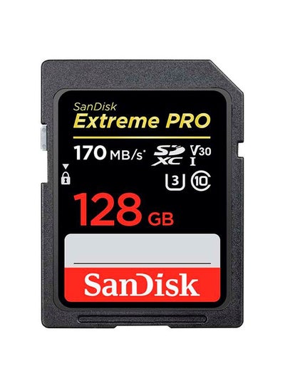 Buy Extreme PRO SDXC Memory Card up to 170MB/s, UHS-I, Class 10, U3, V30 128.0 GB in UAE