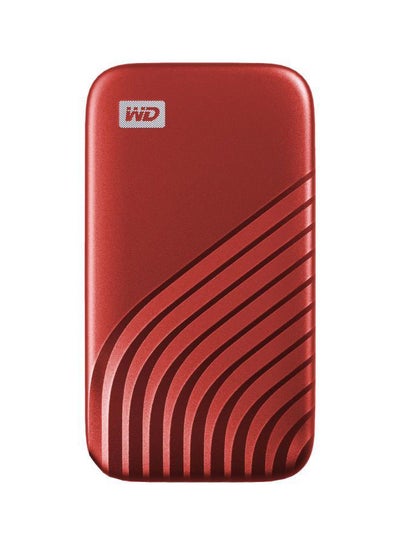 Buy My Passport SSD - Portable SSD, up to 1050MB/s Read and 1000MB/s Write Speeds, USB 3.2 Gen 2 - Red 2.0 TB in Saudi Arabia