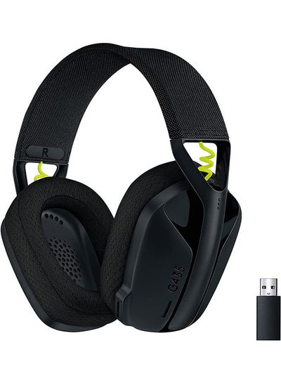 Buy G435 LIGHTSPEED and Bluetooth Wireless Gaming Headset - Lightweight Over-Ear Headphones, Built-In Mics, 18h Battery, Compatible With Dolby Atmos, PC, PS4, PS5, Mobile in UAE
