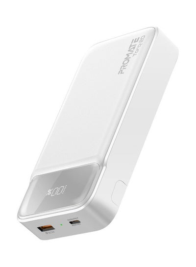 Buy 20000mAh Power Bank 20W USB-C PD Port and QC 3.0.White White in Saudi Arabia