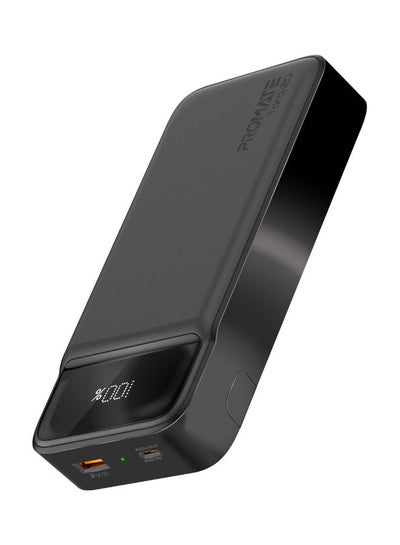 Buy 20000mAh Power Bank 20W USB-C PD Port and QC 3.0 Black Black in Saudi Arabia