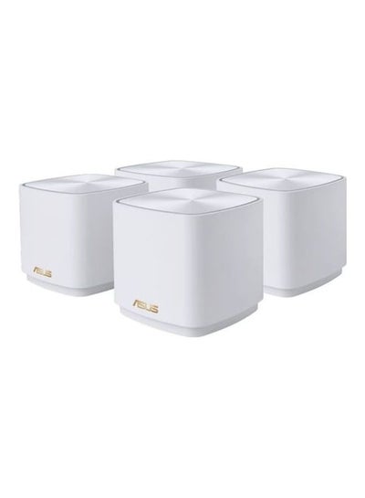 اشتري XD4 ZenWiFi AX Mini AX1800 Whole Home Mesh WiFi System 4-Pieces Set White في الامارات