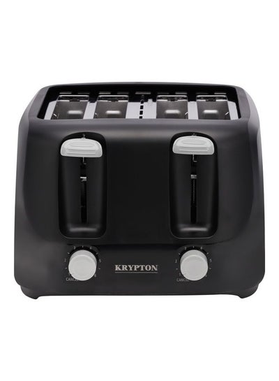 اشتري 4 Slice Slot Bread Toaster 1400.0 W KNBT6295 Black في السعودية