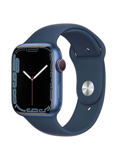 Buy Watch Series 7 GPS + Cellular 45mm Aluminium Case With Sport Band Abyss Blue in Saudi Arabia