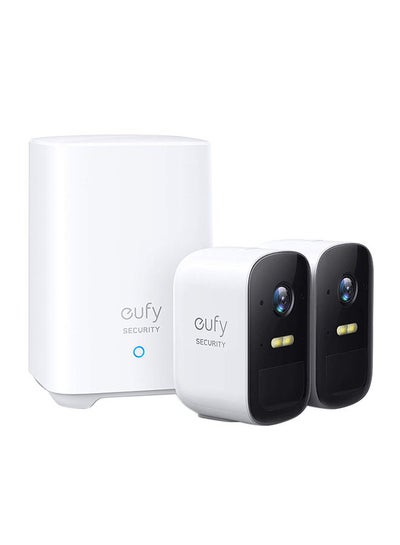 اشتري eufyCam 2C 2-Cam Kit Wireless Home Security System With 180-Day Battery Life في السعودية