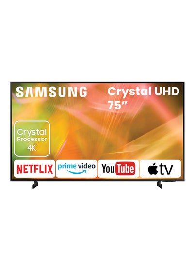 Buy 75 Inches AU8000 Crystal UHD 4K Flat Smart TV (2021) 75AU8000 Black in UAE