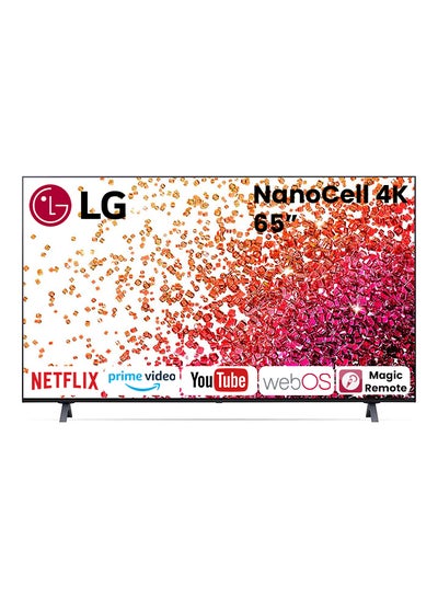 Buy NanoCell TV 65 inch NANO75 Series, 4K Active HDR, WebOS Smart ThinQ AI 65NANO75VPA.FU Black in UAE