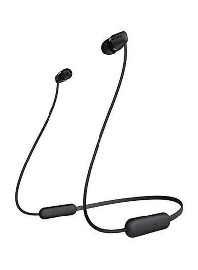 Buy WI-C200 Wireless In-Ear Earphones with Mic Black in Saudi Arabia