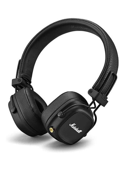 اشتري Major IV Foldable Bluetooth Wired/Wireless 80+ Hours of Playtime Headphones Black في السعودية