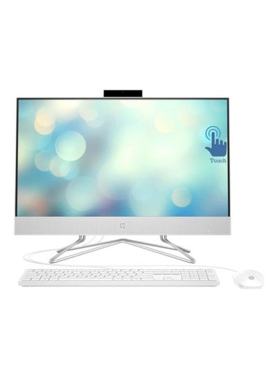 اشتري 2022 Newest AIO 23.8-Inch Desktop, Intel Core i5 1135G7 Processer/8GB RAM/512GB SSD/Intel Iris Xe Graphics/Windows 11 English Snow White في الامارات