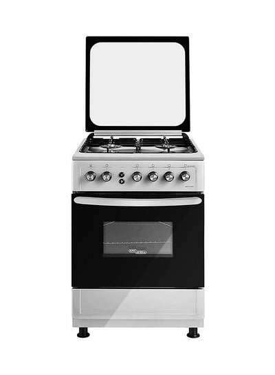 Buy 4 Burner Gas Grill Oven 60 x 60 cm ,Full-Safety, Stainless-Steel Cooker, Gas Oven With Rotisserie, Automatic Ignition SGC6470MSFS Black/Silver in UAE