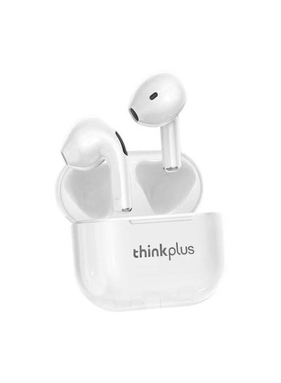 Buy Thinkplus New version LP40 TWS Bluetooth 5.0 Earphone Wireless Earbuds HiFi Stereo Bass ENC Noise Reduction Type-C White in Saudi Arabia