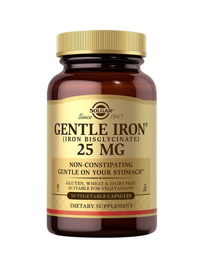 Buy Gentle Iron, 25 Mg - 90 Vegetable Capsules in UAE