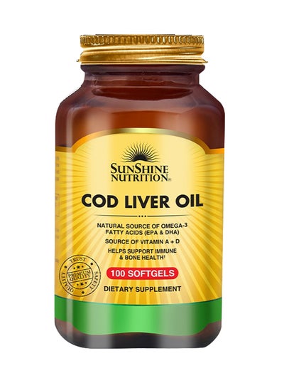 Buy Cod Liver Oil 100 Softgel in UAE