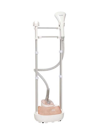 Buy Garment Steamer With 3 Stage And Double Pole 2 L 1785 W GSTM2050-B5 White/Gold in Egypt