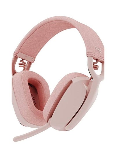 Buy Vibe 100 Lightweight Wireless Over Ear Headphones With Noise Cancelling Advanced Multipoint Bluetooth Works With Teams Google Meet Zoom Mac PC Pink in Egypt