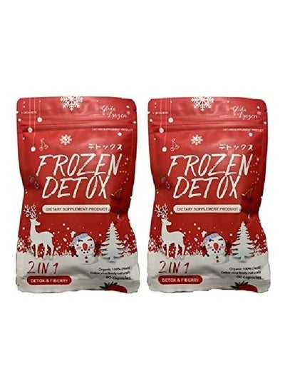 Buy Frozen Detox 2-in-1 And Fiberry Dietary Supplement Skin Whitening in UAE