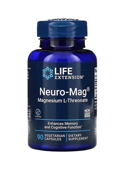 Buy Neuro Mag Magnesium L Threonate - 90 Vegetarian Capsules in Saudi Arabia