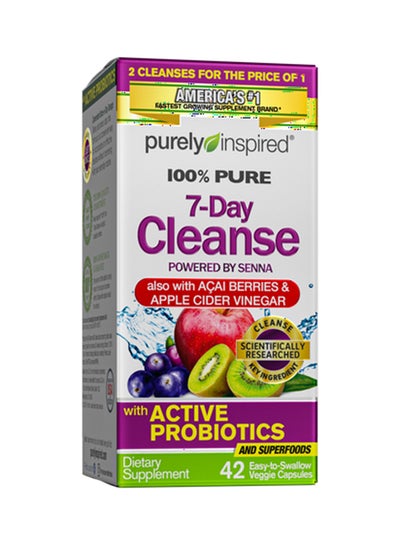 Buy 7-Day Cleanse With Acai Berries And Apple Cider Vinegar - 42 Capsules in UAE