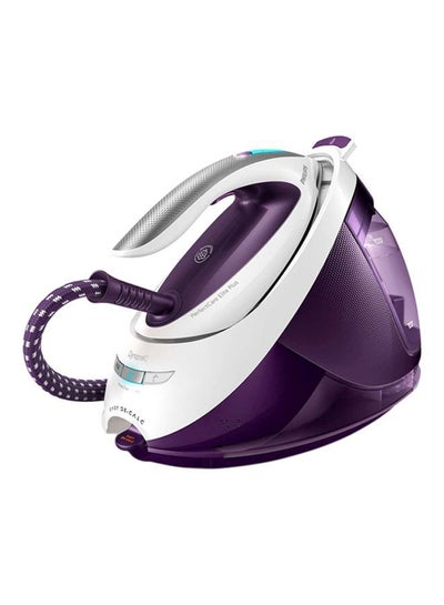 Buy Perfect Care Elite Plus Iron 1800 ml 2700 W GC9660/36 White/Purple in UAE