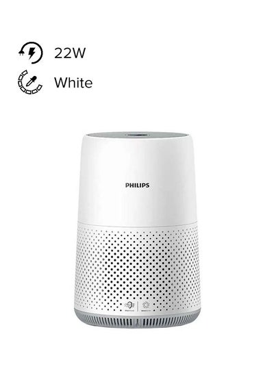 Buy Air Purifier High Performance for Rooms Size of 48 m² Removes House Dust/Aerosols And Uncomfortable Smell - Series 800 AC0819/90 White in UAE