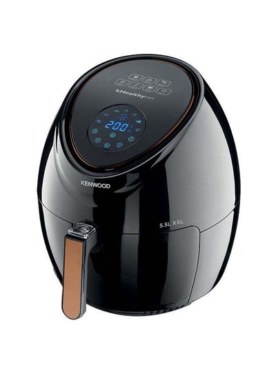 Buy Digital Air Fryer, 2.4Kg, Rapid Hot Air Circulation 5.5 L 1800 W HFP50.000BK Black in Egypt