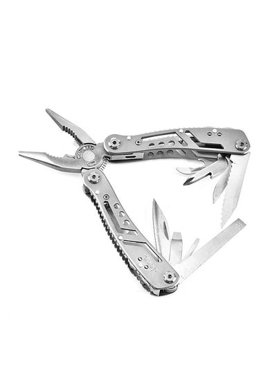 Buy Multi Functional Swiss Army Knife Silver 6inch in UAE