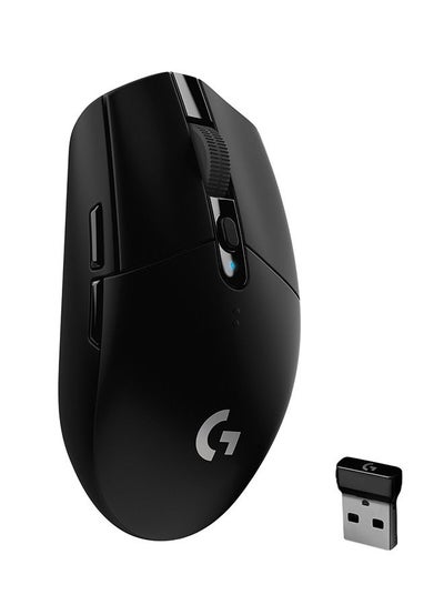 اشتري Logitech G305 Lightspeed Wireless Gaming Mouse, HERO Sensor, 12,000 DPI, Lightweight, 6 Programmable Buttons, 250h Battery Life, On-Board Memory, Compatible with PC / Mac Black في مصر