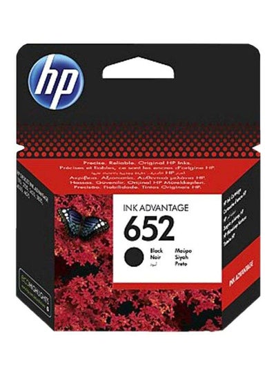 Buy 652 Original Ink Advantage Cartridge Black in Saudi Arabia