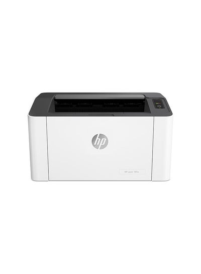 Buy Laser 107a Business Printer White - Print speed up to 21 Page Per Minute 4ZB77A 33.1 x 35.0 x 24.8cm Black/White in Egypt