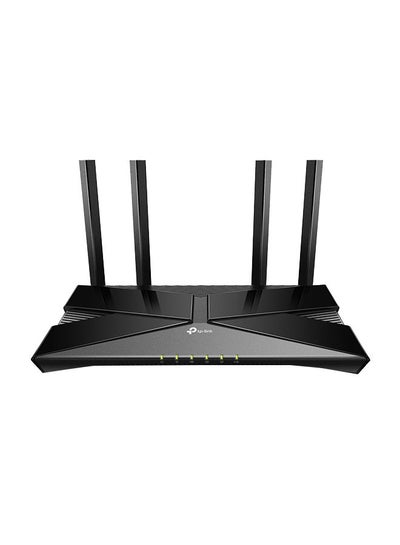 Buy Archer AX20 AX1800 Dual Band WiFi 6 Router, Quad-Core Processing, Gigabit LAN & USB Ports, WPA3 Cyber Security, Parental Controls, Long Range Coverage, Works with Alexa Black in UAE