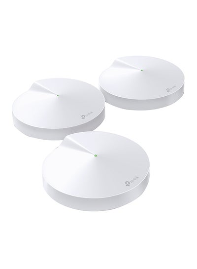 Buy Deco M5 (3-Pack) AC1300 Dual-Band Whole Home Mesh WiFi System, Coverage for 3-5 Bedroom Houses, 100 Devices Connectivity, Built-in Antivirus, Router/Extender Replacement, Parental Controls, Works with Alexa White in Saudi Arabia