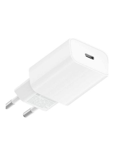 Buy Mi 20w charger Type-c EU white in UAE