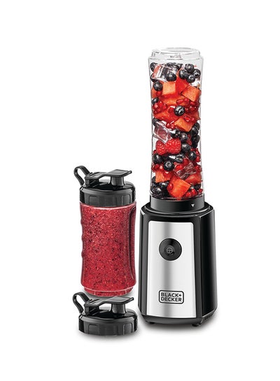 Buy Personal Compact Sports Blender And Smoothie Maker 500.0 ml 300.0 W SBX300-B5 Black/Silver/Clear in UAE