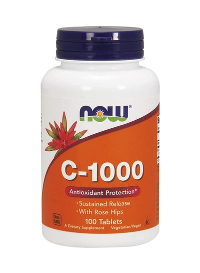 Buy Vitamin C-1000 Sustained Release with Rose hip, 100 Tablets in UAE