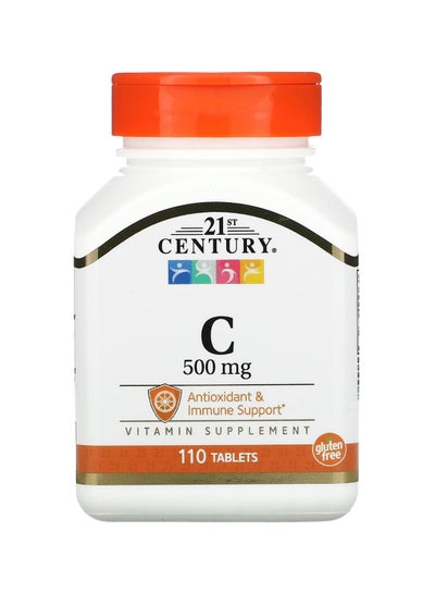 اشتري Vitamin C 500mg  Antioxidant & Immune System Support, 110 Tablets في الامارات
