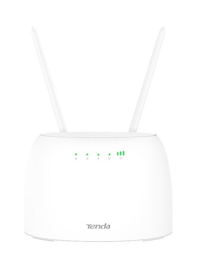 Buy 4G LTE Router With AC1200 Dual Band Mobile SIM Slot Unlocked No Configuration Required 2 Fast Ports Removable Wi-Fi Antennas White in UAE