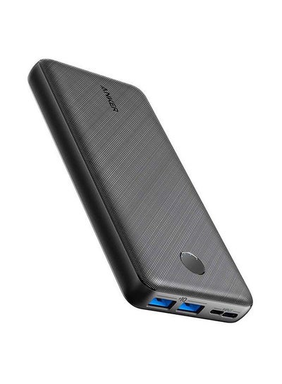 Buy Power Bank, PowerCore Essential 20000mAh Portable Charger with PowerIQ Technology and USB-C (Input Only), High-Capacity External Battery Pack Compatible with iPhone, Samsung, iPad, and More 20 watt Black in UAE