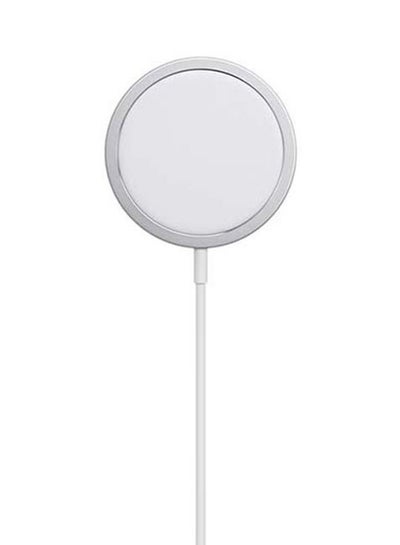 Buy MagSafe Charger for iPhone 15, 14, 13 and 12 series White in UAE