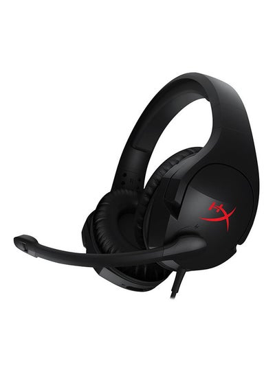 Buy HyperX Cloud Stinger Gaming Headset Comfortable HyperX Signature Memory Foam, Swivel to Mute Noise Cancellation Microphone, Compatible with PC Headset Black/Red in UAE