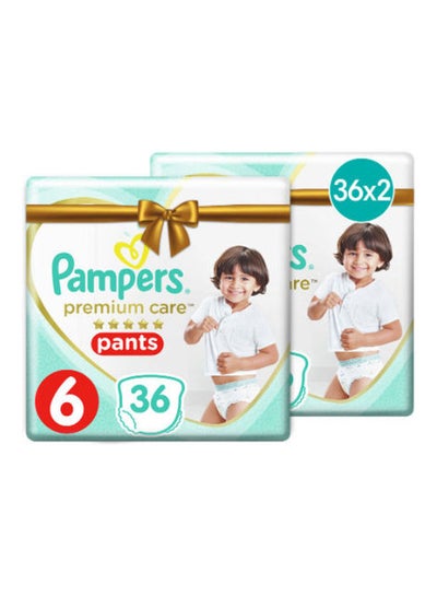Buy Premium Care Diaper Pants, Size 6, 16+ KG, 36 Diaper X2 in UAE