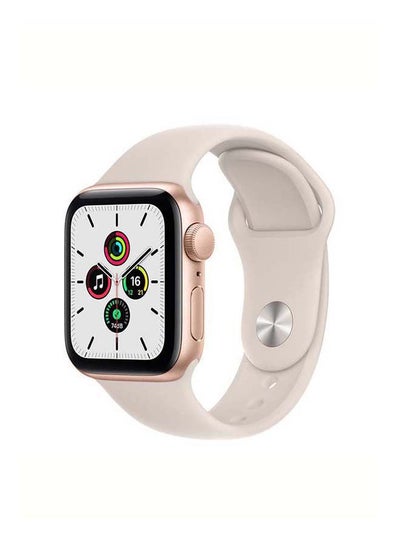 اشتري Watch SE (1st Generation) GPS Gold Aluminum Case With Sport Band 40mm Starlight في الامارات