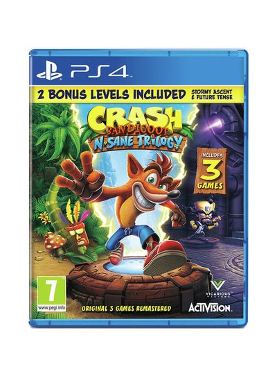 Buy Crash Bandicoot : N Sane Trilogy - Children's - PlayStation 4 (PS4) in Egypt